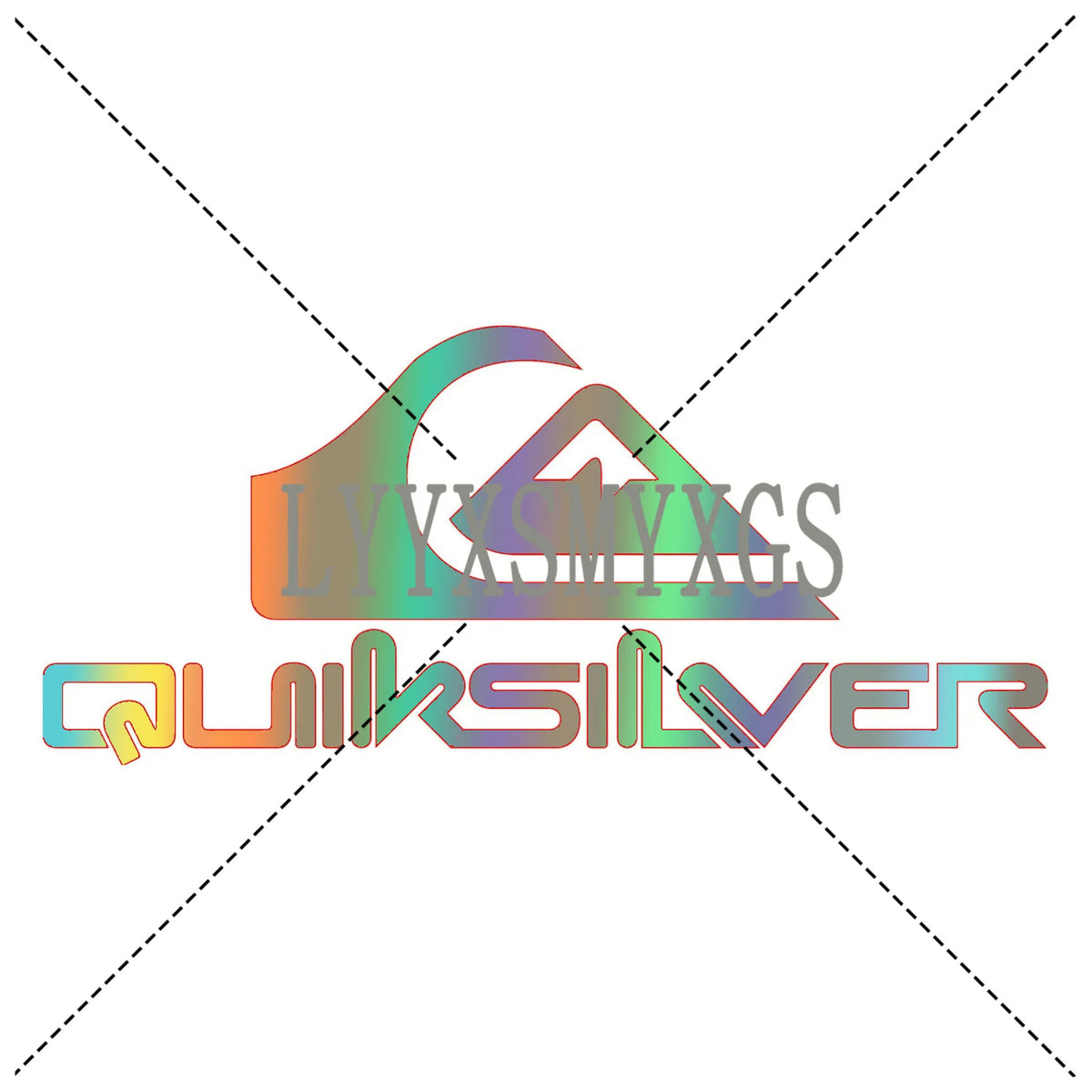 Personality Self-adhesive Quiksilver Surfboard Car Sticker Automotive Rear Window and Bumper Waterproof Vinyl Decal Decorative