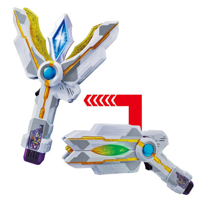 Bandai Dx Ultraman Trigger Super Best Guts Sparklence Transformation Device Anime Collectible Toy For Adult Collection