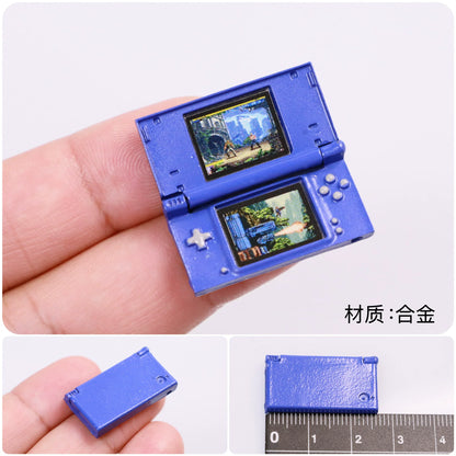 Mini Game Console Model Simulation Gameboy Dollhouse Decor Scene Shooting Prop Miniature Toy