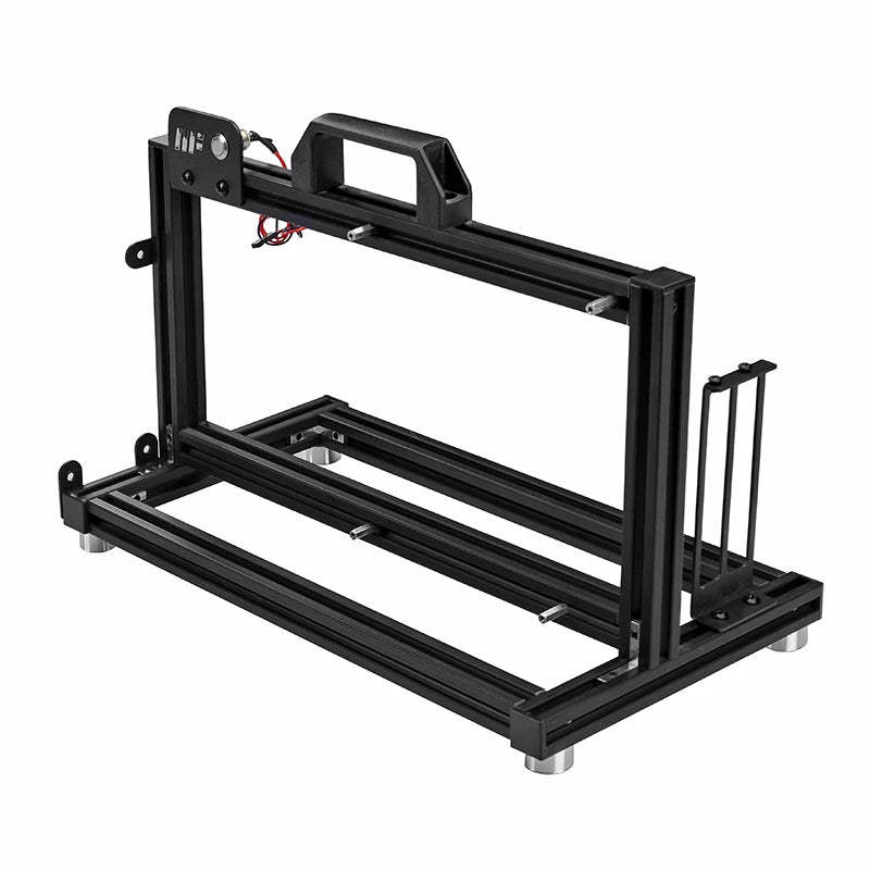 METALFISH ITX A4 Aluminum Open Frame Case, Vertical GPU, 240mm Cooler, Mini-ITX Compatible, DIY Gaming PC