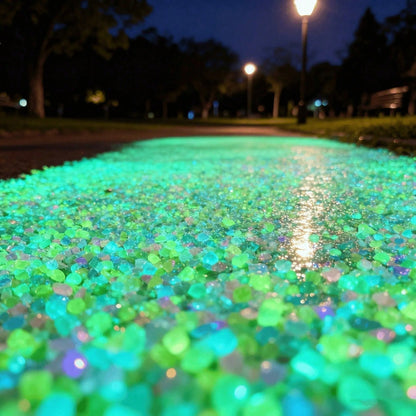Glow-In-The-Dark Stones, Colorful Luminous Decorative Pebbles, Multi-Color Options. These …Outdoor Fluorescent Stones Are Suitab