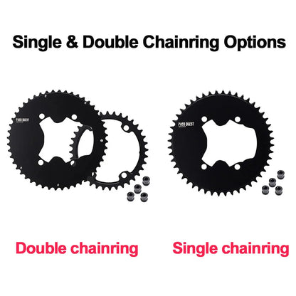 PASS QUEST 110 bcd chainring for Shimano ULTEGRA r8000 R8100 Narrow Wide road bike plate single dishe 54T 50 34T 52 36 53 39