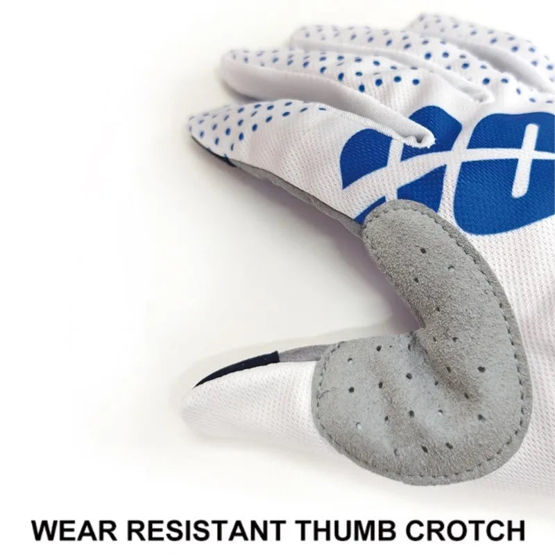 Motorcycle Racing Gloves Unisex Four Seasons Anti Slip Wear Resistant MTB Riding Gloves