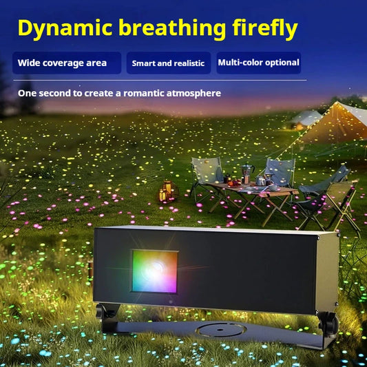 Dynamic Firefly Starry Sky Laser Projection Light Outdoor Atmosphere Light Scenic Park Lawn Lighting Waterproof Laser Light