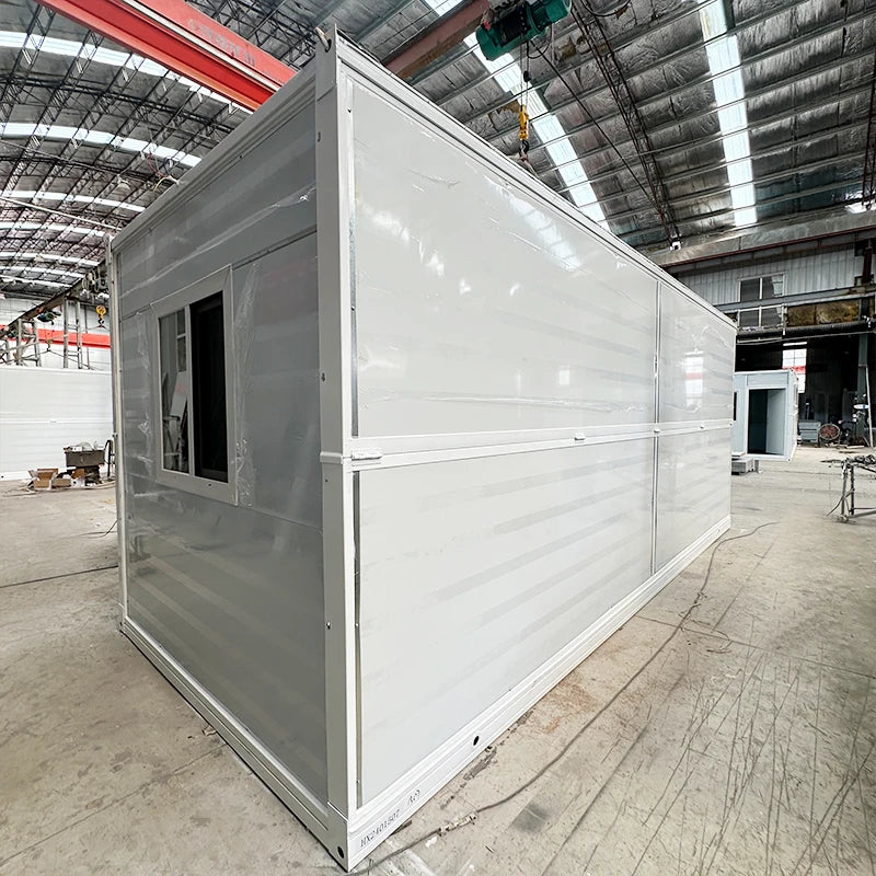 Customized Prefabricated Foldable Container Home: Weatherproof & Wind-Resistant Design Construction Site Foldable Dormitory