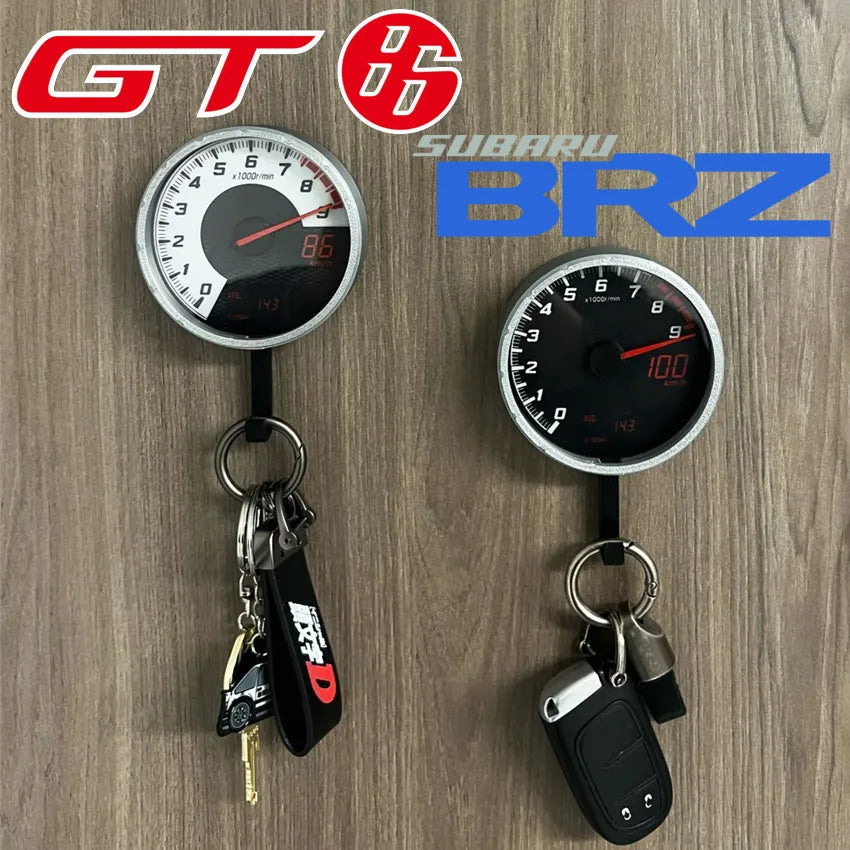Toyota GT86 SUBARU BRZ tachometer Key hook Keychain Key Holder FRS FT86 Car pendant JDM Style Key Holder key ring Car accessorie