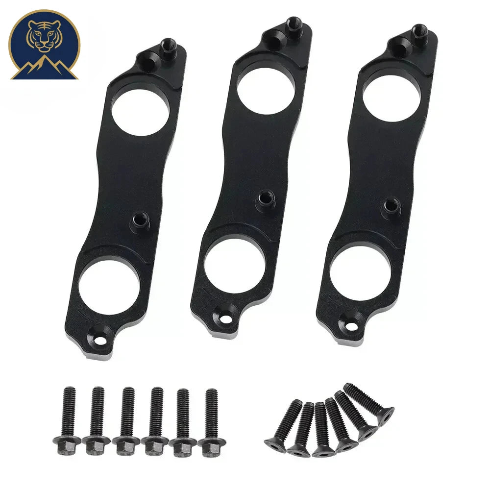 Sleek Black Aluminum Coil Pack Brackets for Toyota 1JZ/2JZ (VVTI/Non-VVTI) & Nissan R35 GTR