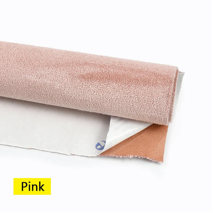 20-100cm Suede Leather Fabrics for Car Interior Modification Self-adhesive Splicing Cloth DIY Door Panel Workbench Wrap Sticker