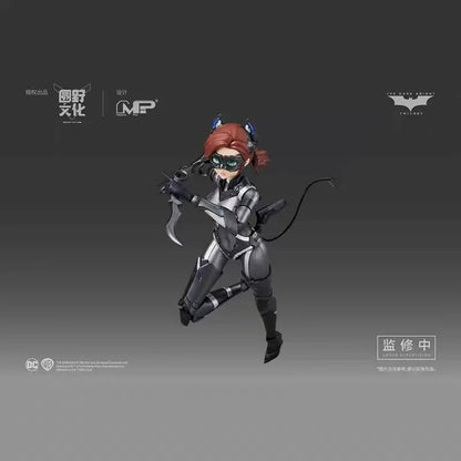 In Stock Catwoman Action Figure with Motorcycle Mech, Comic Style Statue Ornament, Collectible Decor Gift for Hobby Collectors