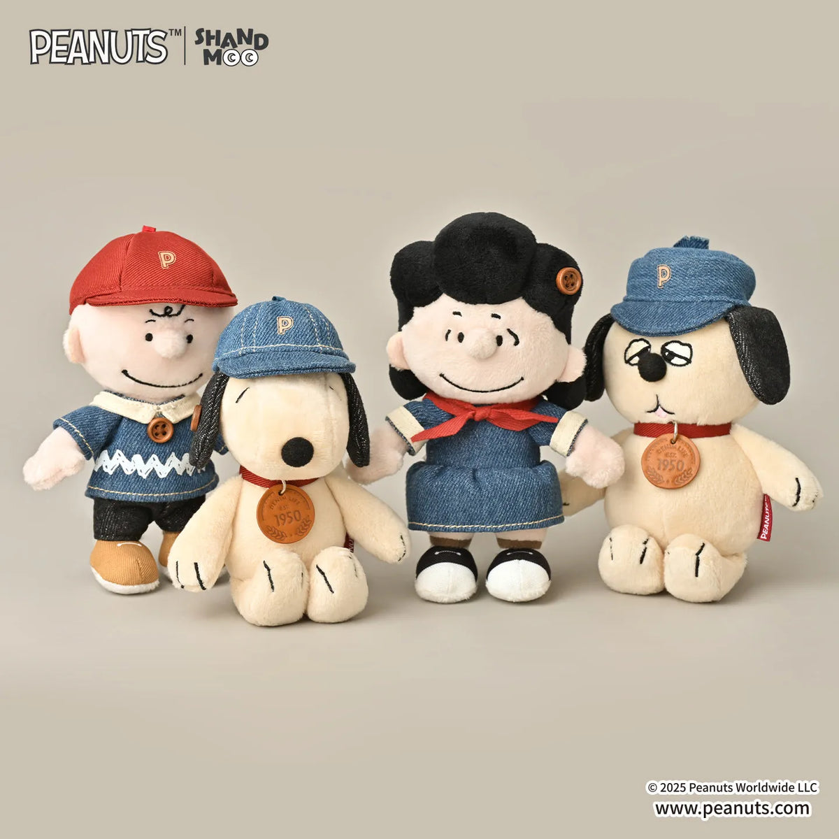 Peanuts Snoopy Denim Series Blind Box Cute Pendant Anime Merchandise Figurine Doll Trendy Desktop Decoration Surprise Toy Gift