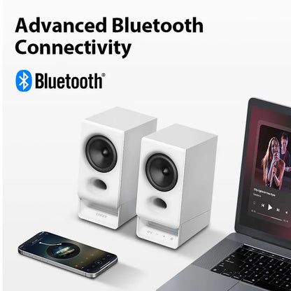 Edifier R20BT USB-Powered Speaker Bluetooth 6.0 Computer Speakers With Light Effects USB-C AUX Inputs