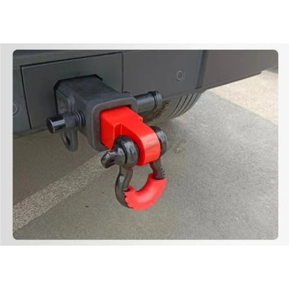 3/4 Carbon Steel Trailer Arm Broken19T Solid Square Mouth Trailer Hook Buckle 4.75T Off-road Trailer Modification Part