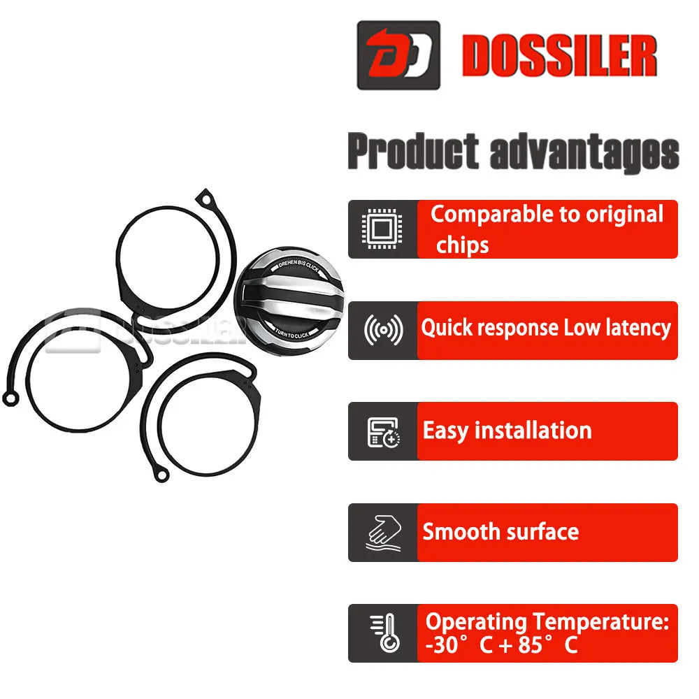 971044251 Dossiler For Porsche Macan Cayenne Panamera 911 718 ABS Fuel Tank Cap Filler Cover 971044261 Auto External Accessories