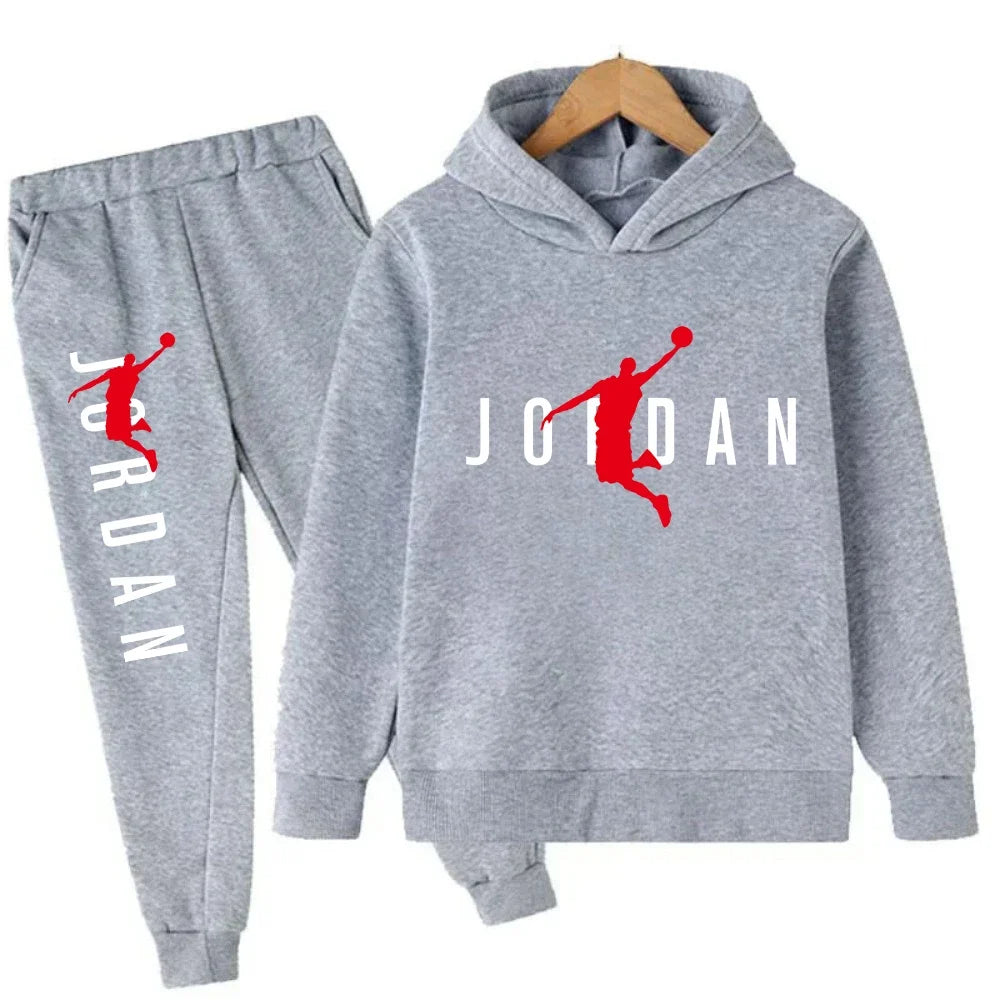 Autumn Warm Slam Dunk Master Pattern Printed Children Set Hoodie+Pant Suit 2pcs Set Kids Boy Girl Fashion Clothing Tracksuits