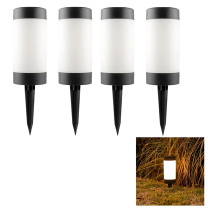 4pcs Outdoors Led Solar Garden Light Solar Power Lawn Light Street Lighting For Garden Decoration Solar Powered Path Lights
