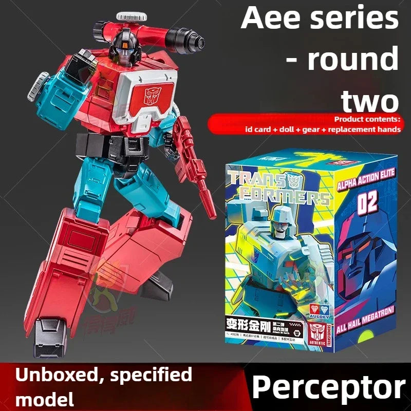 AULDEY Transformers Action Figure Collectible Toy Optimus Prime Megatron Blind Box Set with Movable Joints Design Model Gift Set