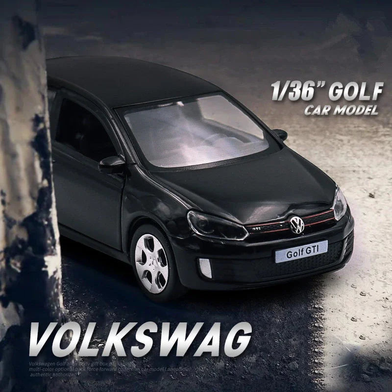1:36 Volkswagens Golf 6 GTI Alloy Car Model Diecast Metal Toy Vehicles Car Model Simulation Doors Can Open Collection Kids