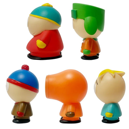 @ 5Pcs/Set South Park Anime Figure The Stick of Truth Kenny McCormick Stan Marsh Cute Lovely Dolls American Band Ornaments