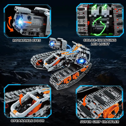 Technology Trend Play Programming Assembly Robot Aerospace Military Building Blocks Helicopter Warship Rocket Puzzle Assembly Sm