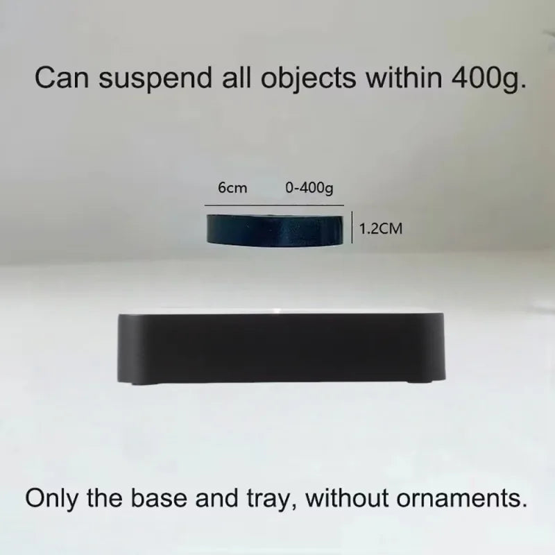 Levitating Display Stand Magnetic Floating Display with Stand for Toys Figures Miniatures Automatic Rotating Creative Gifts