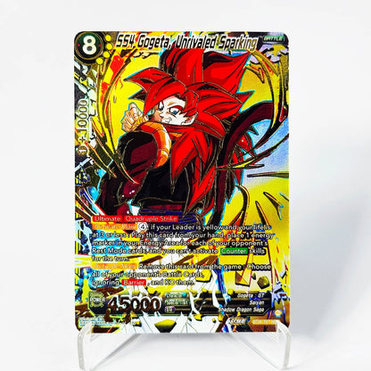 Dragon Ball Super Masters Secret Special God Rare Gogeta Goku Frieza Vegeta Gohan Proxy Collection Foil Texture Anime Game Cards