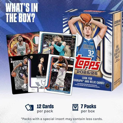 2025-2026 Genuine Topps NBA Flagship Holiday Basketball Star Cards Collection Limited Edition Fans Gift Toys