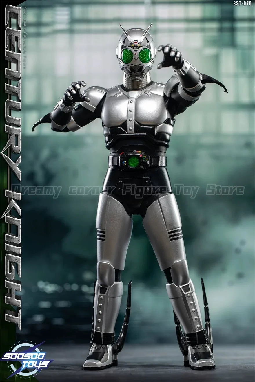 【In Stock】Original SOOSOOTOYS SST-070 Silver Shadow Warrior Kamen Rider Shadow Moon 1/6 Action Figure Toy