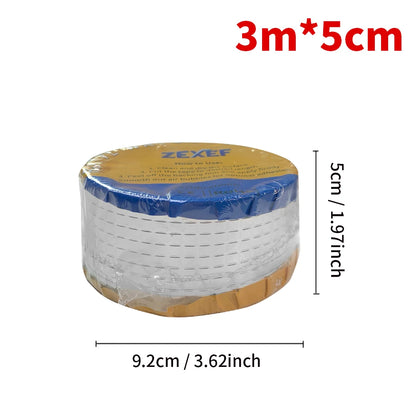Self-adhesive Butyl Sealing Tapes Waterproof High Temperature Resistance Aluminum Thicken Butyl Tape for Home Car Accessories