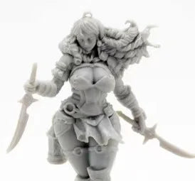 model kit resin kit 28353 kingdom death long-haired assassin Unassembled Sculpture for Hobbyists