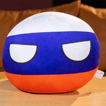 Country Ball Plush Toys 70 Styles 10cm Polandball Pendant Country Balls Countryball Stuffed Doll Xmas Birthday Gifts for Kids
