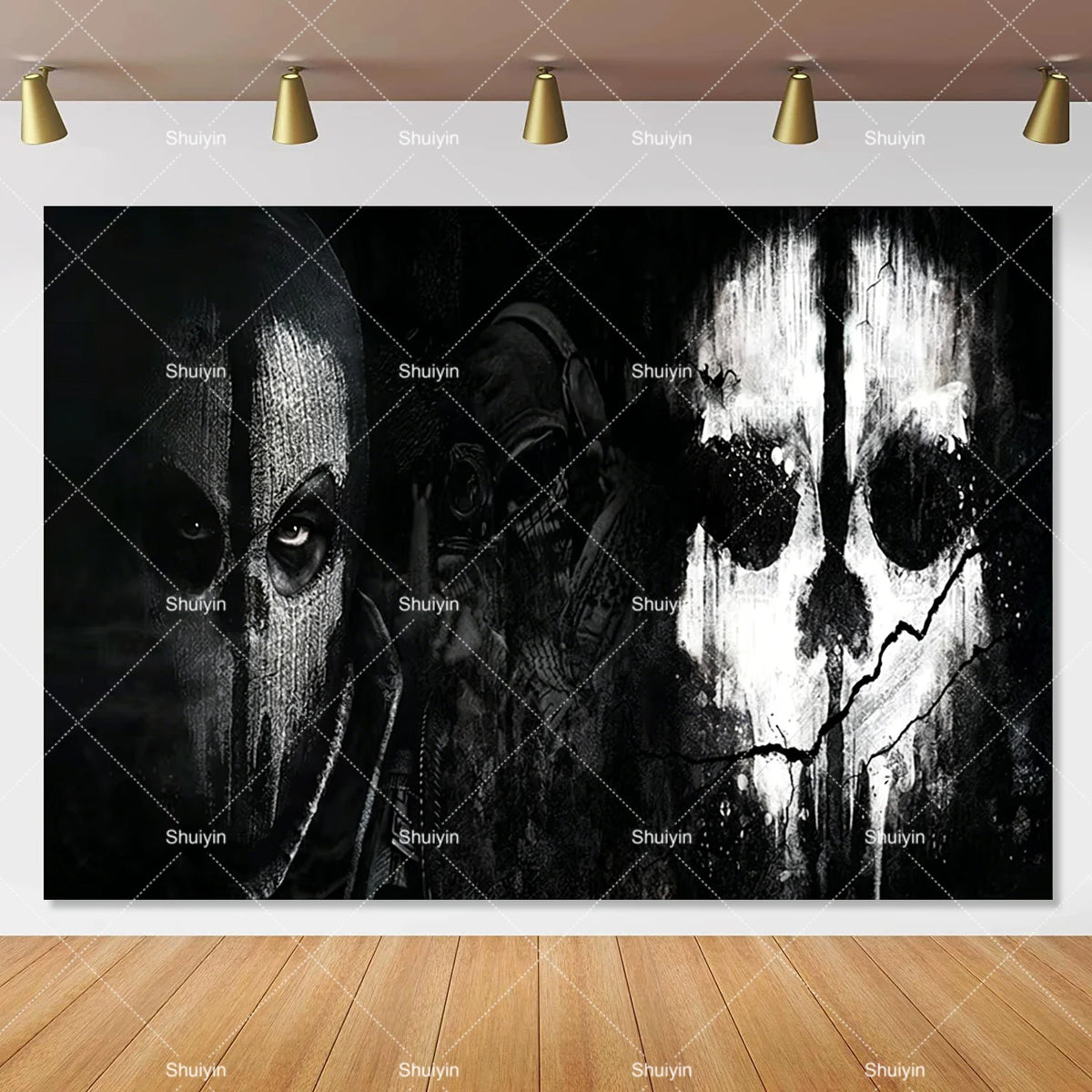 Call of Duty Theme Backdrop Kids Birthday Decorations Party Supplies Banner Poster Stimulating Game Boys Favor Gifts Photo Props