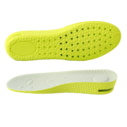 1Pair/3Pairs Height Increasing Insoles with Air Cushion Latex High Elasticity Comfortable Shoe Inserts for Comfort