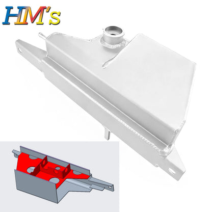 For Nissan GR-R R35 Radiator Coolant Expansion Tank Aluminum For Nissan GTR R35 Water Overflow Tank Can Reservoir 2009-2018