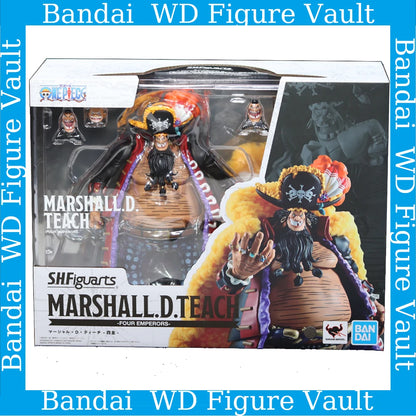Bandai S.H.Figuarts Marshall D. Teach - The Four Emperors Blackbeard 24CM PVC Figure Highly Detailed Collectible Model Toy Gift