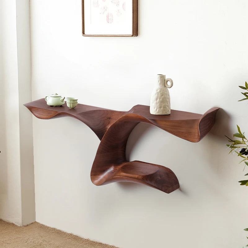 Unique Aesthetic Console Table Neutral Minimalist Trendy Porch Console Table Cool Eclectic Mesa Salón Centro Hallway Furniture