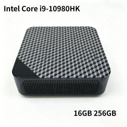 Core i9 10980HK Mini Desktop 16GB DDR4 512GB M.2 NVMe SSD Triple 4K Display WiFi6 BT5.2 Silent Cooling Home Office Pro PC