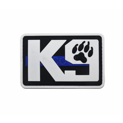 K9 Working Dog SAR Infrared IR Reflective Patch Rescue Dogs Embroidery Patches Tactical PVC Rubber Luminous Badges For Clothing