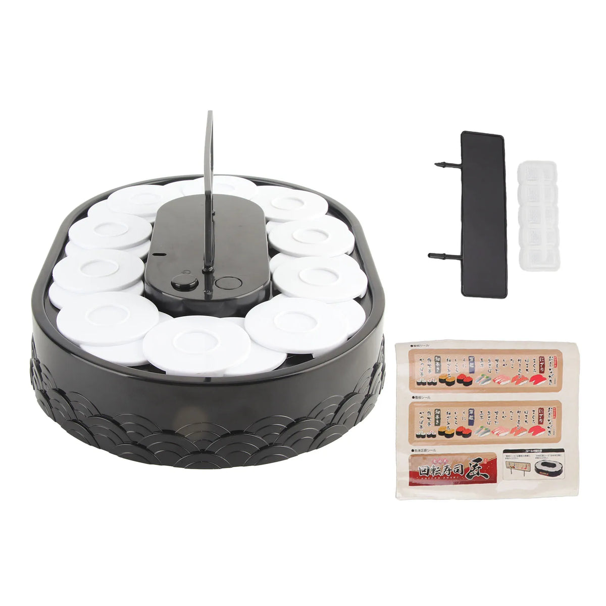 Rotary Sushi Machine automatic turntable Rotating Table Display Stand Swing Tray Turntable for Sushi Dessert Cupcake