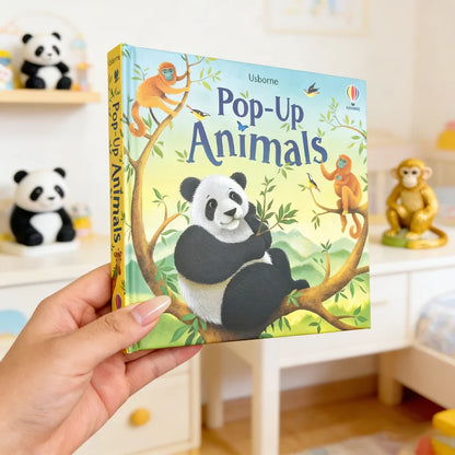 Pop-Up 3D Lift-the-Flap Book, English Picture Book for Toddlers, Early Educational Storybook,Bedtime reading materials
