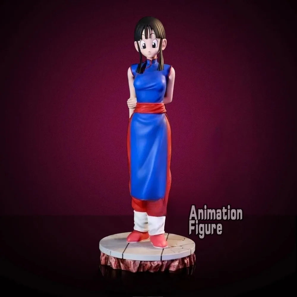 28cm/11.02 Anime Dragon Ball Z Figure Goku's wife Chichi Action Figures Pvc Statue Desktop Ornamen Collection Model Toys Gifts