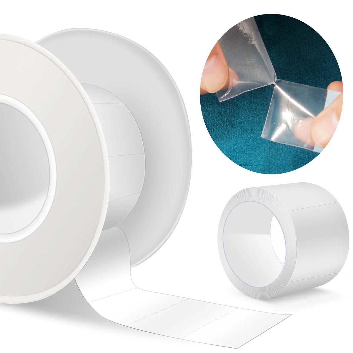 1 Roll Invisible Silicone Scar Sheets , 2.5cm X 150cm Self-Adhesive Scar Cover Tape Skin Care Strips , Transparent Color