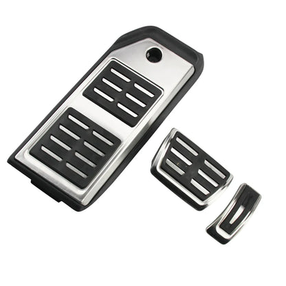 LHD Gas Accelerator Brake Footrest Pedal Cover for Audi Q7 Q8 2017-2025,Porsche Cayenne 2020-2024,Touareg 2019-2024 Pedal Covers