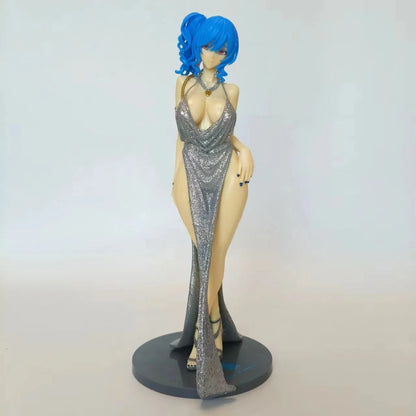 26cm Azur Lane St. Louis Evening Dress Standing Pose Anime Figure Model Statue Collection Desktop Decoration Ornament Toy Gift F