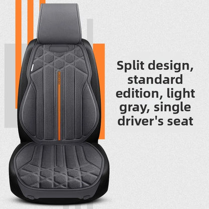 Car Suede Seat Protection Universal Car Seat Cover All Season Breathable Perforated Suede SUV Sedan Seat Cover Latex Cushion