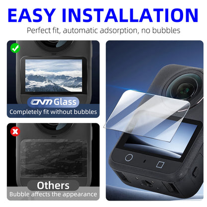 Tempered Glass Screen Protector, HD Anti-Scratch Protective Film for DJI Osmo 360 Camera Display