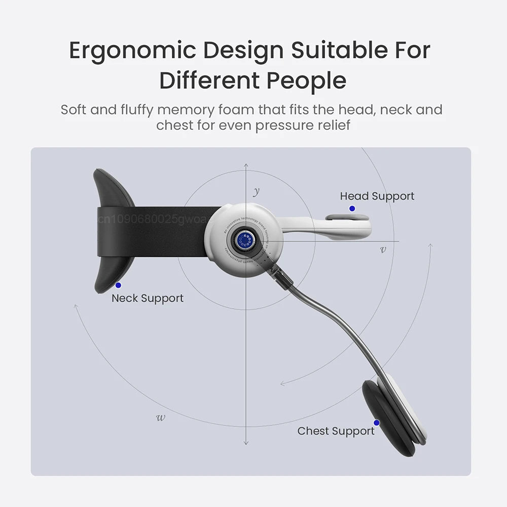 Neck Stretcher Cervical Traction Prevent Neck Forward Tilt Relieve Chronic Neck and Shoulder Pain Correct Posture Adjustable