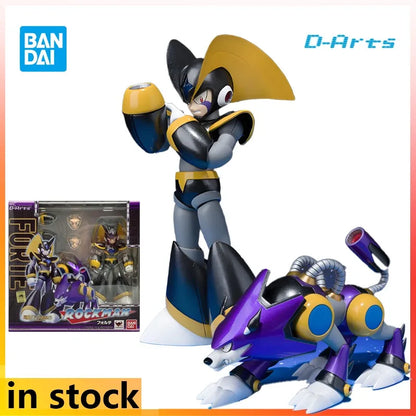 Bandai Original D-arts Mecha Products Are Movable Rockman FORTE Anime Action Figure Model Toys Model Ornaments Gifts for Boys