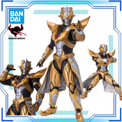 BANDAI SHF Absolute Tartarus "Golden Man" Ultraman The Destined Crossroad Anime Action Figure Collectible Gift Desktop Decor
