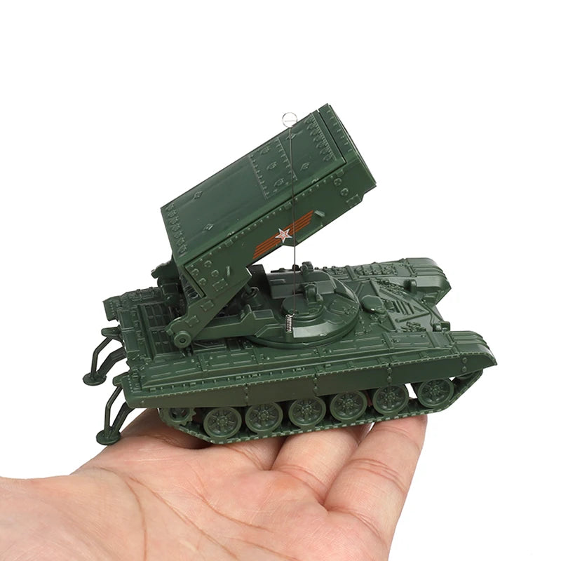 1/72 Russian Army BM-21 Vehicle T-14 Armata T90MS Tank Assembly Military Model Puzzle T62A TOS-1 Armoured Vehicle Building Toys