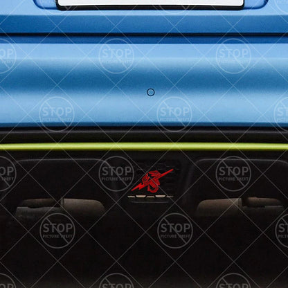 Car Sticker Lightning Scorpion Logo 3D Decal Grille Body Side Badge Rear Trunk Emblem For 500 595 Abarth Punto 695 124 Spider